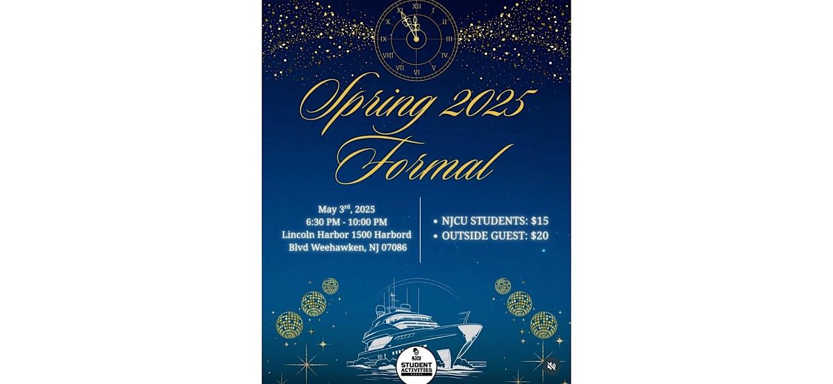 Spring Formal 2025 | Event in Weehawken Township | AllEvents