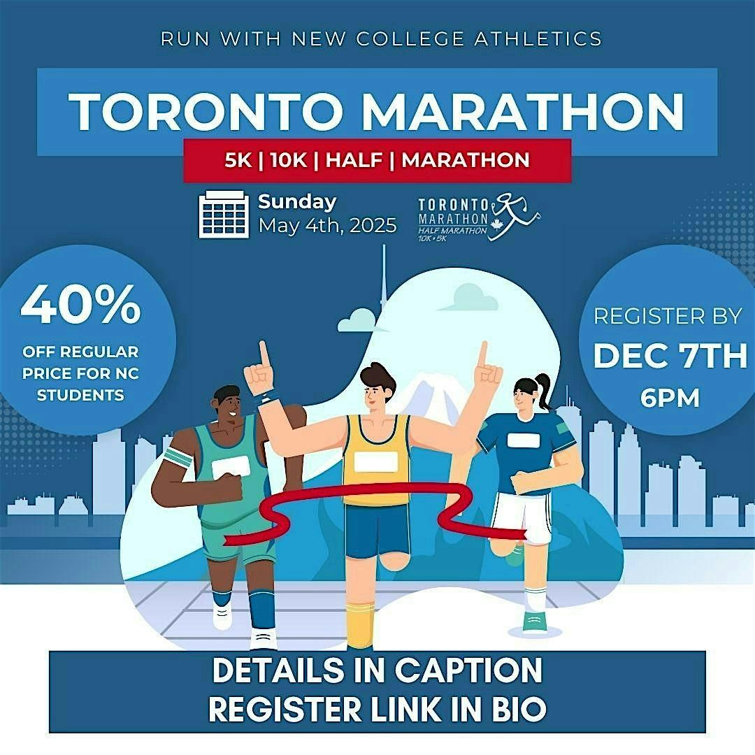 New College @ Toronto Marathon | Event in Toronto | AllEvents