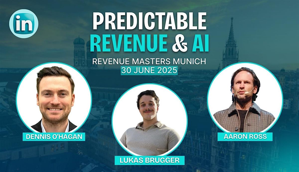 Revenue Masters Munich – Predictable Revenue & AI 2025, 30 June | Event in Munich | AllEvents