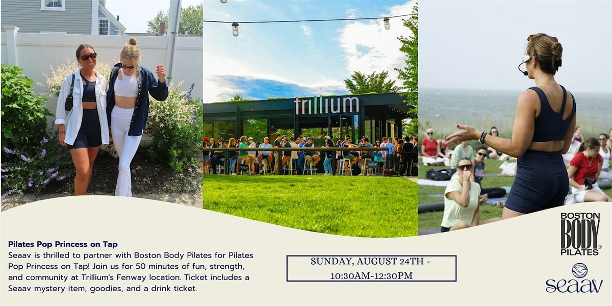 Pilates Pop Princess on Tap, 24 August | Event in Boston | AllEvents