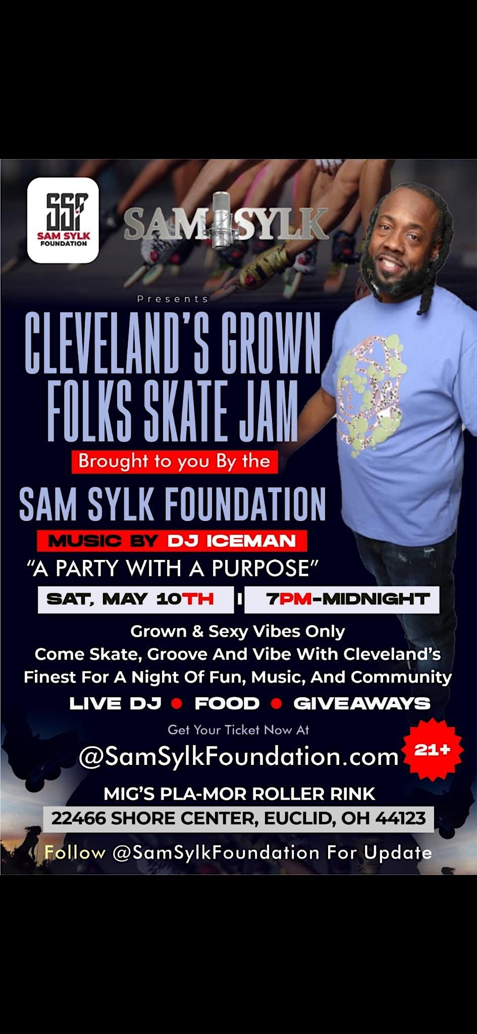 SSF Presents "Cleveland's Grown Folks Skate Jam, 11 May | Event in Euclid | AllEvents