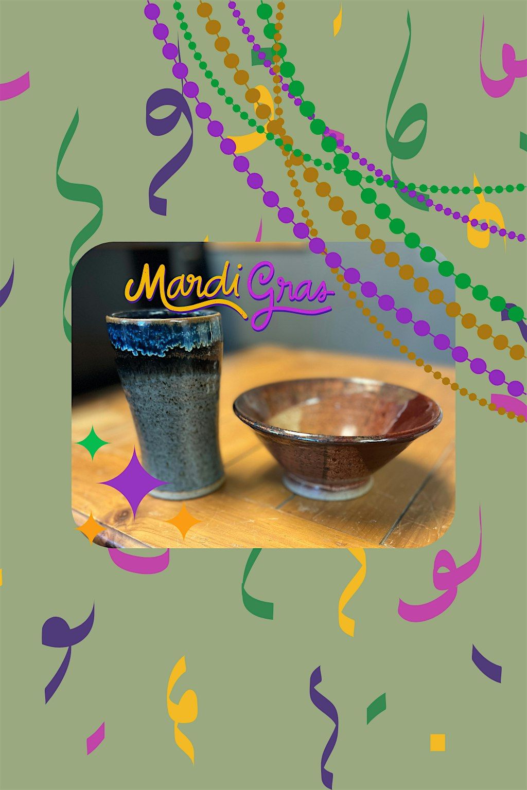 Kiln to Table: Mardi Gras Celebration!, 13 February | Event in Fayetteville | AllEvents