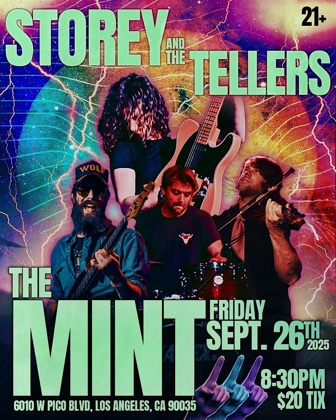 Storey and The Tellers @ THE MINT, 26 September | Event in Los Angeles | AllEvents