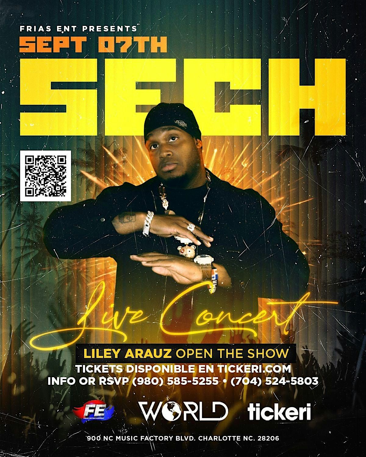 Sech, 7 September | Event in Charlotte | AllEvents