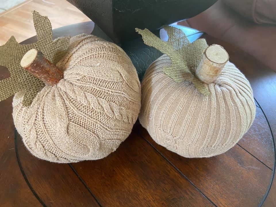 Mini Sweater Pumpkins | The Painted 