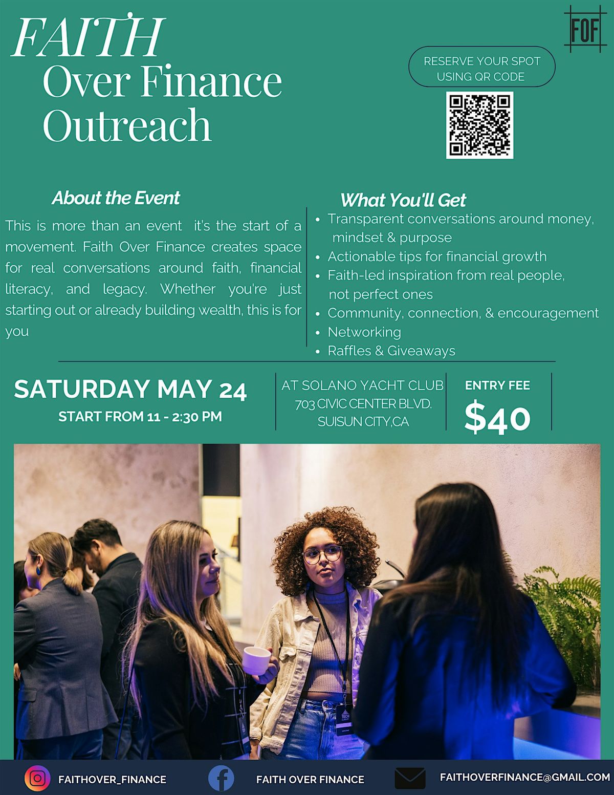 Faith Over Finance Outreach, 24 May | Event in Suisun City | AllEvents