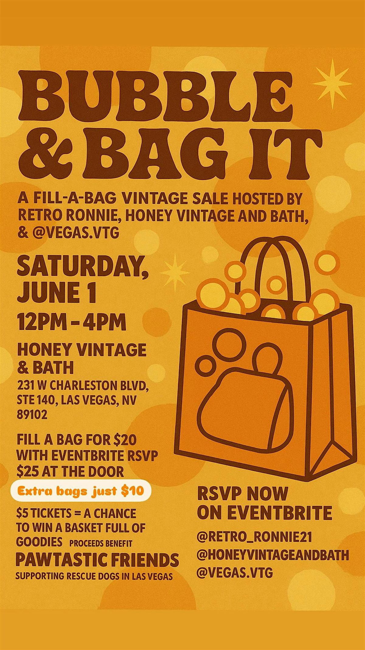 Bubble and Bag it | Event in Las Vegas | AllEvents