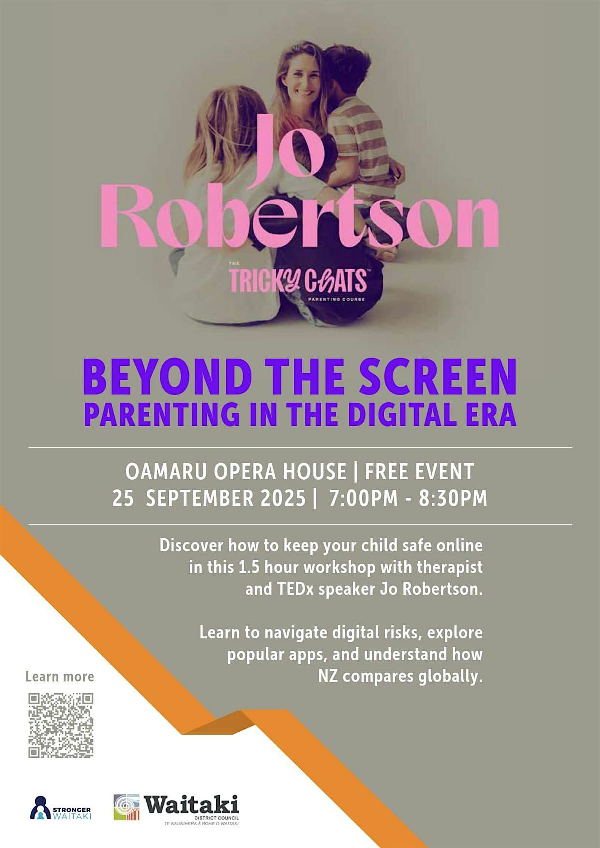 Beyond the Screen: Parenting in the Digital Era, 25 September | Event in Oamaru | AllEvents