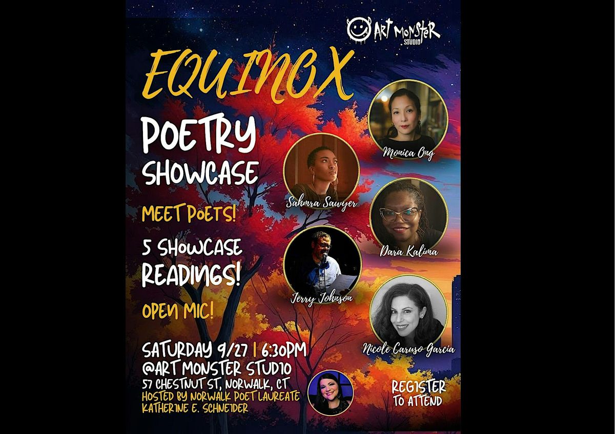Equinox Poetry Showcase & Open Mic, 27 September | Event in Norwalk | AllEvents