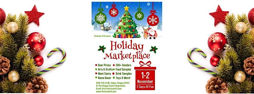 Salem Holiday Marketplace  at the Oregon State Fair & Exposition Center, 1 November | Event in Salem | AllEvents