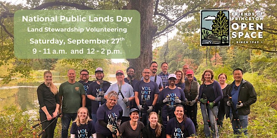 National Public Lands Day: Volunteer with FOPOS  // 9.27.25, 27 September | Event in Princeton | AllEvents