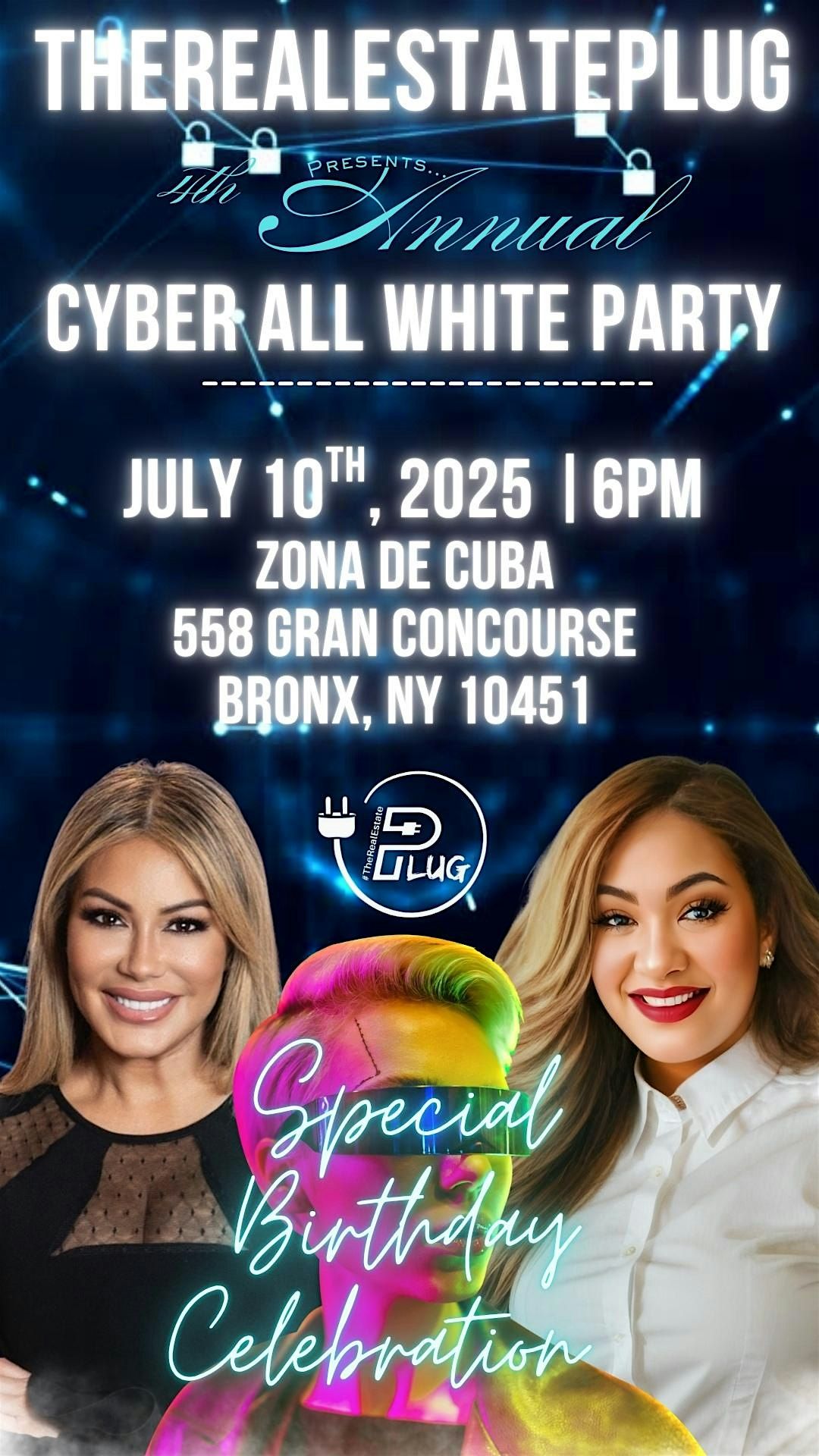 4th Annual Cyber All White Party, 10 July | Event in The Bronx | AllEvents