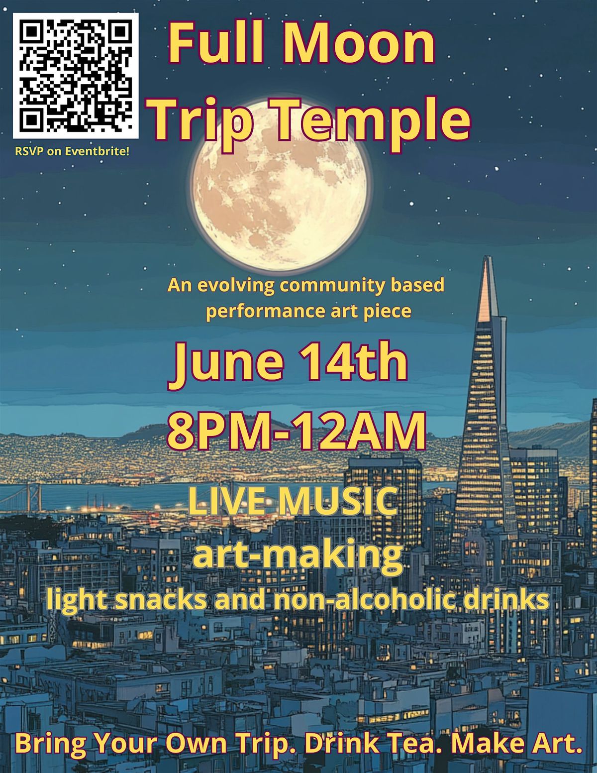 Full Moon Trip Temple, 14 June | Event in San Francisco | AllEvents