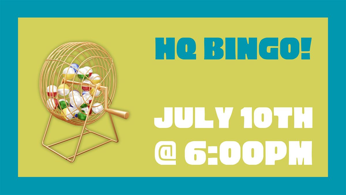July 10th HQ Bingo!, 10 July | Event in Oregon | AllEvents