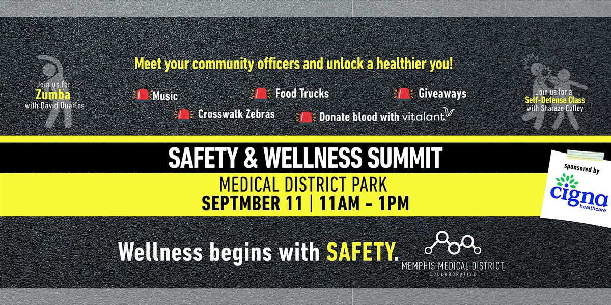 MMDC Safety & Wellness Summit, 11 September | Event in Memphis | AllEvents