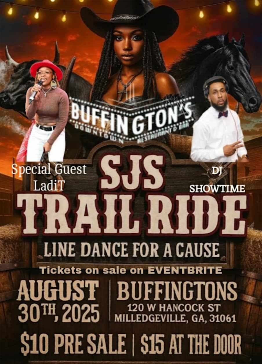 SJS TRAILRIDE : LINE DANCE FOR A CAUSE, 30 August | Event in Milledgeville | AllEvents