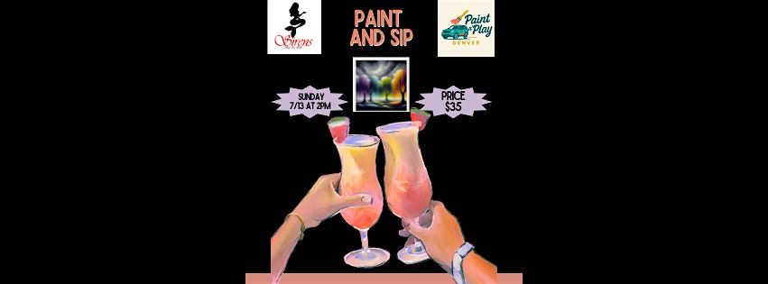 Paint and Sip at Sirens Bar and Grill, 13 July | Event in Littleton | AllEvents