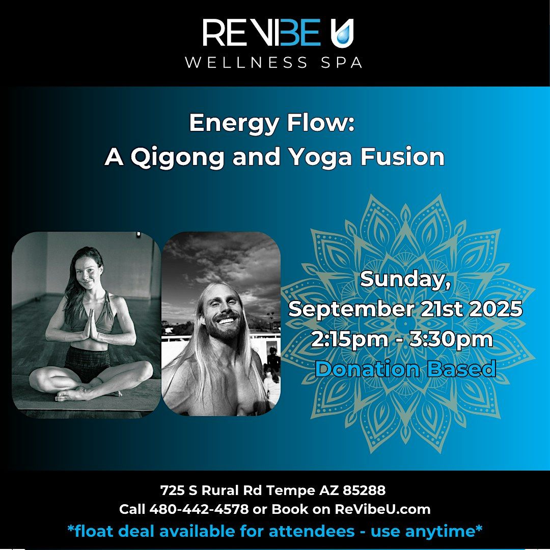 ENERGY FLOW: A QIGONG AND YOGA FUSION, 21 September | Event in Tempe | AllEvents