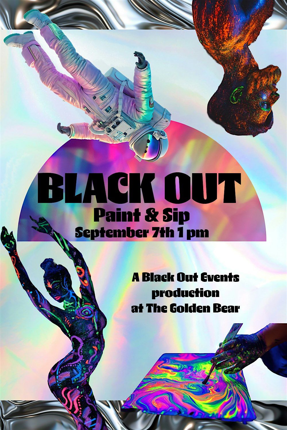 Black Out Neon Paint & Sip, 7 September | Event in Sacramento | AllEvents