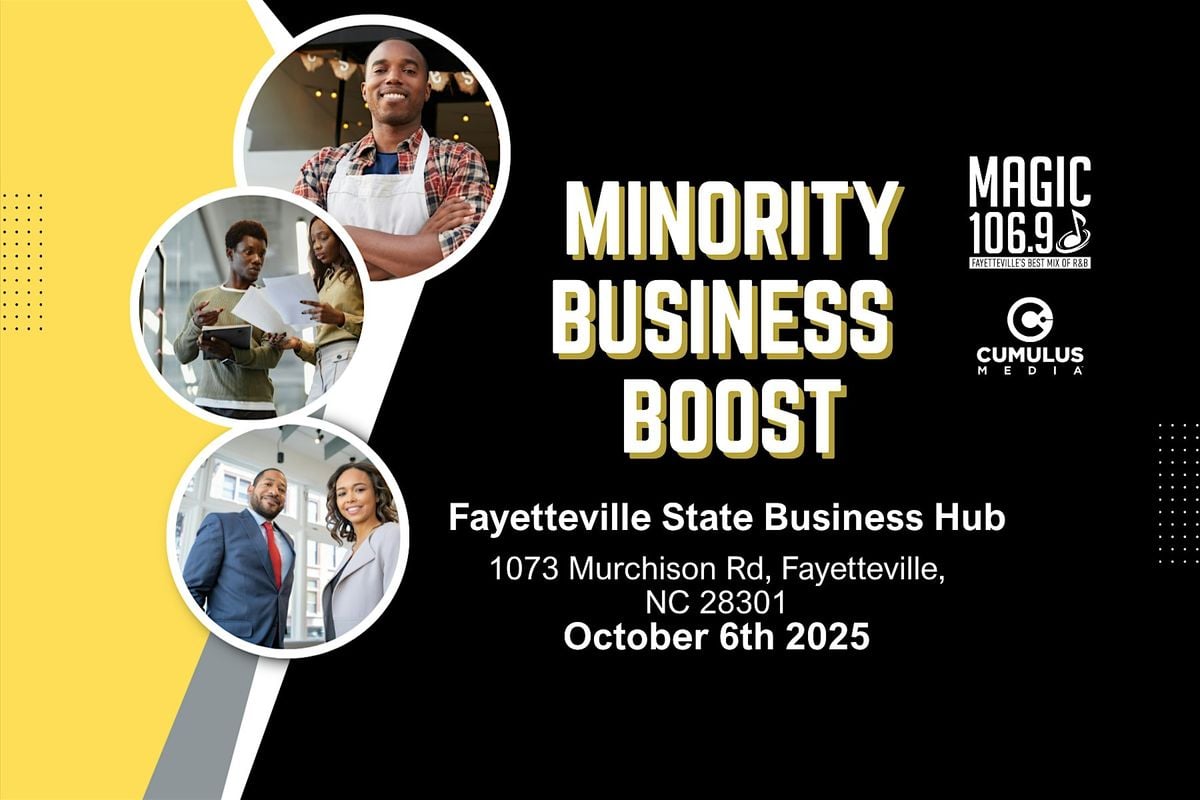 CUMULUS - MINORITY BUSINESS BOOST | Event in Fayetteville | AllEvents