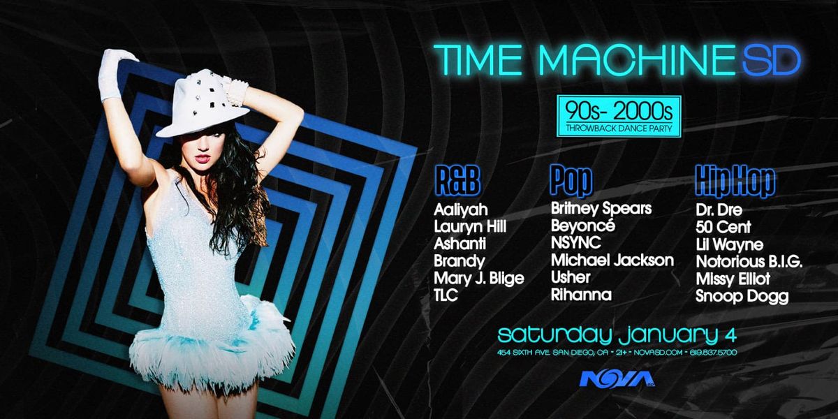 Time Machine: 90s-2000s Throwback Dance Party, 17 July | Event in San Diego | AllEvents