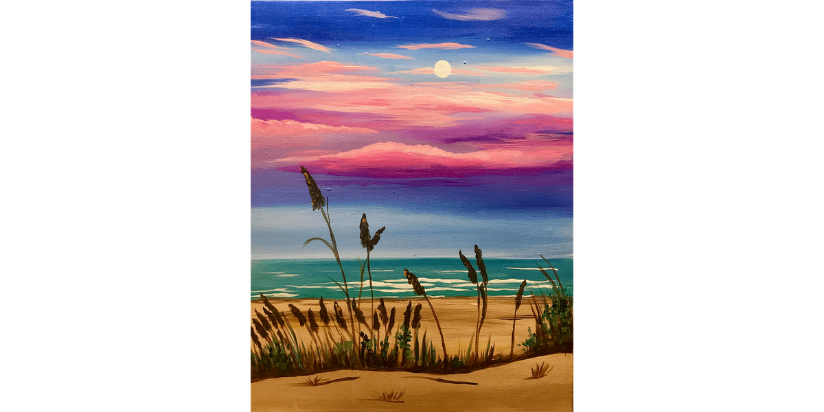 Twilight Walk on the Beach - Paint and Sip in Norfolk | Classpop!™, 16 August | Event in Norfolk | AllEvents