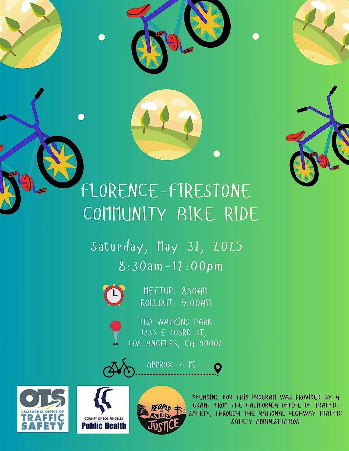 Florence-Firestone Community Bike Ride, 31 May | Event in Los Angeles | AllEvents