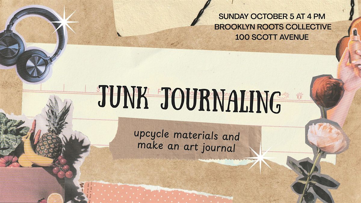 Junk Journaling with Wildflower by Nabiha, 5 October | Event in Brooklyn | AllEvents