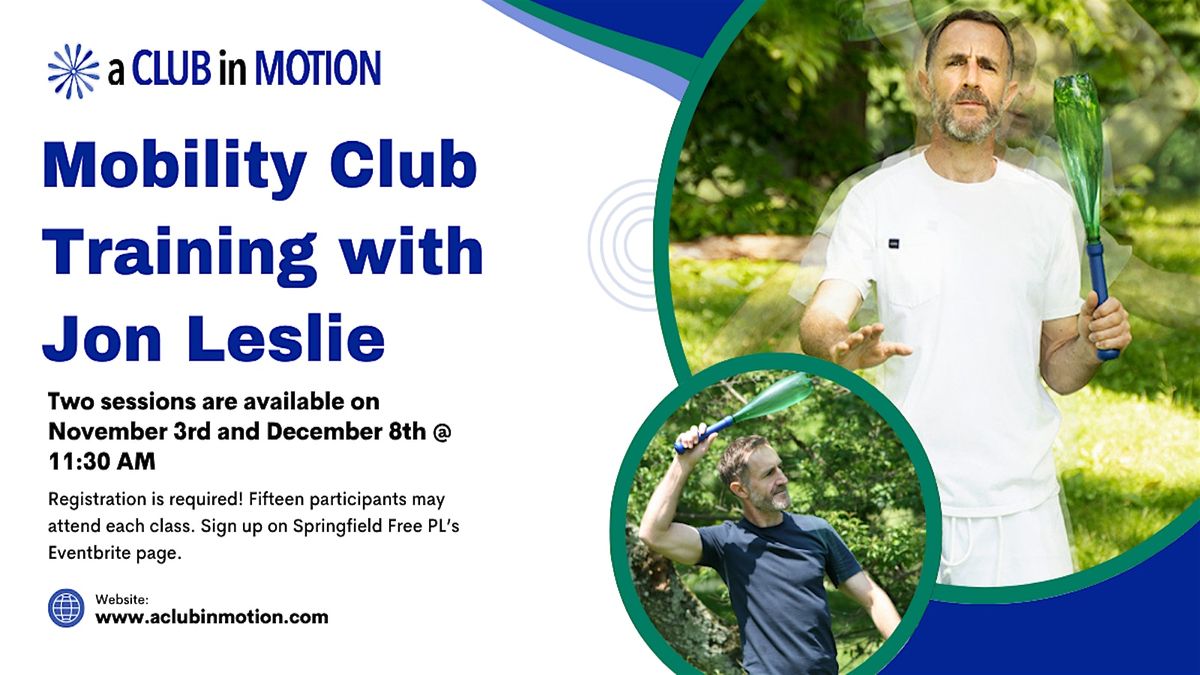 A Club In Motion, 8 December | Event in Springfield | AllEvents