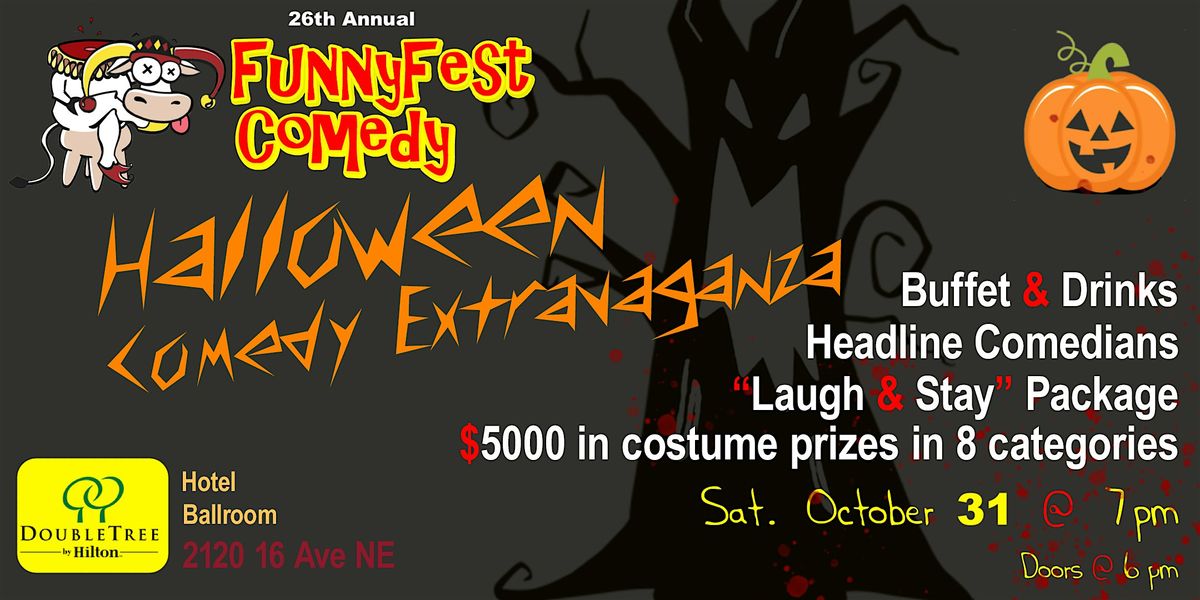Halloween Comedy Party - 3 Comedians AND $5000 Prizes Costume Contest - YYC, 31 October | Event in Calgary