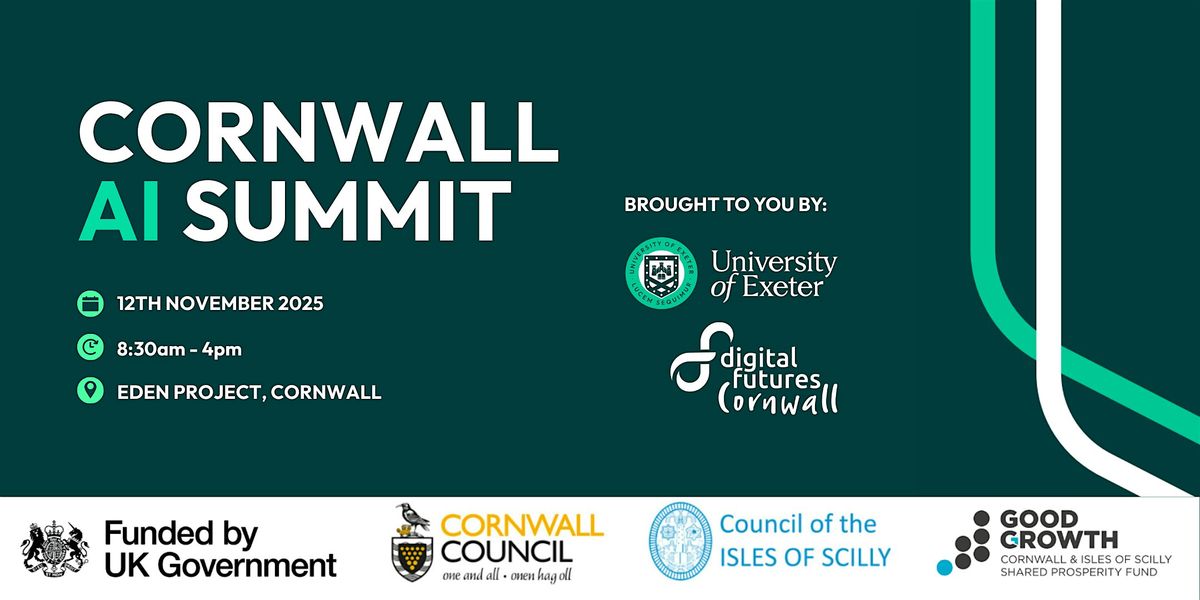 Cornwall AI Summit, 12 November | Event in Bodelva | AllEvents