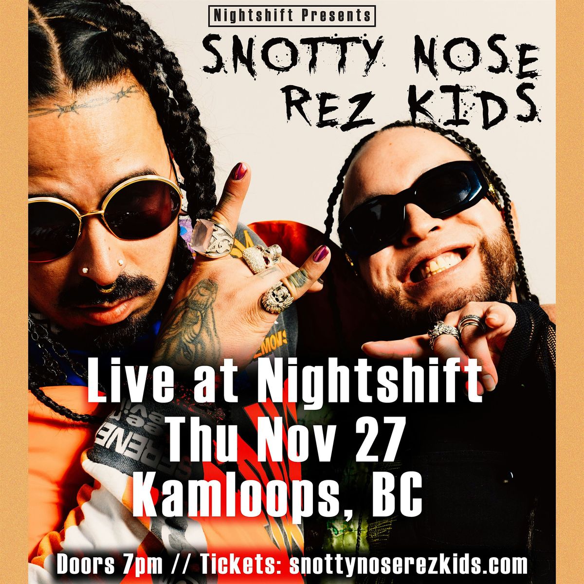 Snotty Nose Rez Kids Live at Nightshift | Event in Kamloops | AllEvents