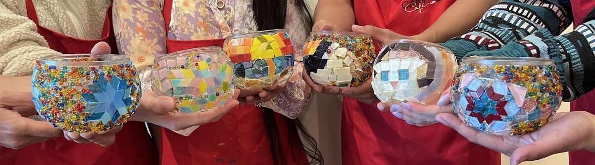 Customized Mosaic Turkish Candle Holder workshop at Canvas and Cafe, 15 November | Event in Burlingame | AllEvents