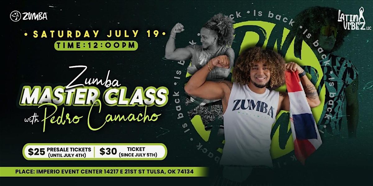 Zumba Master Class with Pedro Camacho, 19 July | Event in Tulsa | AllEvents