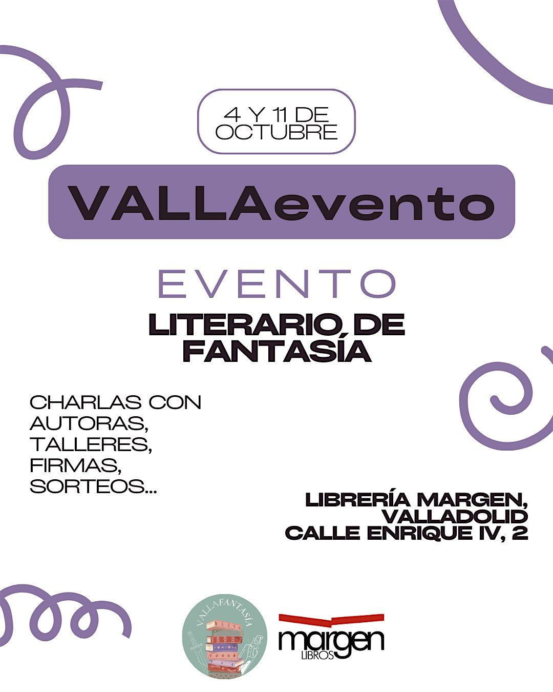 VALLAevento | 4 y 11 de octubre | Event in Valladolid | AllEvents
