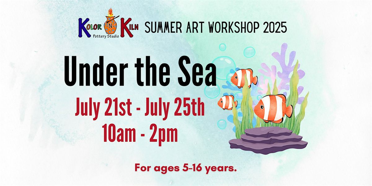Under the Sea  - Summer Art Workshop 2025, 21 July | Event in Pittsburgh | AllEvents