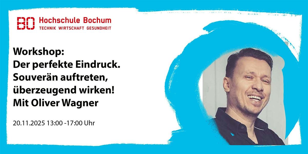 Workshop: Der perfekte Eindruck. Souverän auftreten, überzeugend wirken!, 20 November | Event in Bochum