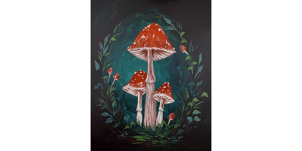 Mushroom Forest - Paint and Sip in Cincinnati | Classpop!™, 8 November | Event in West Chester | AllEvents