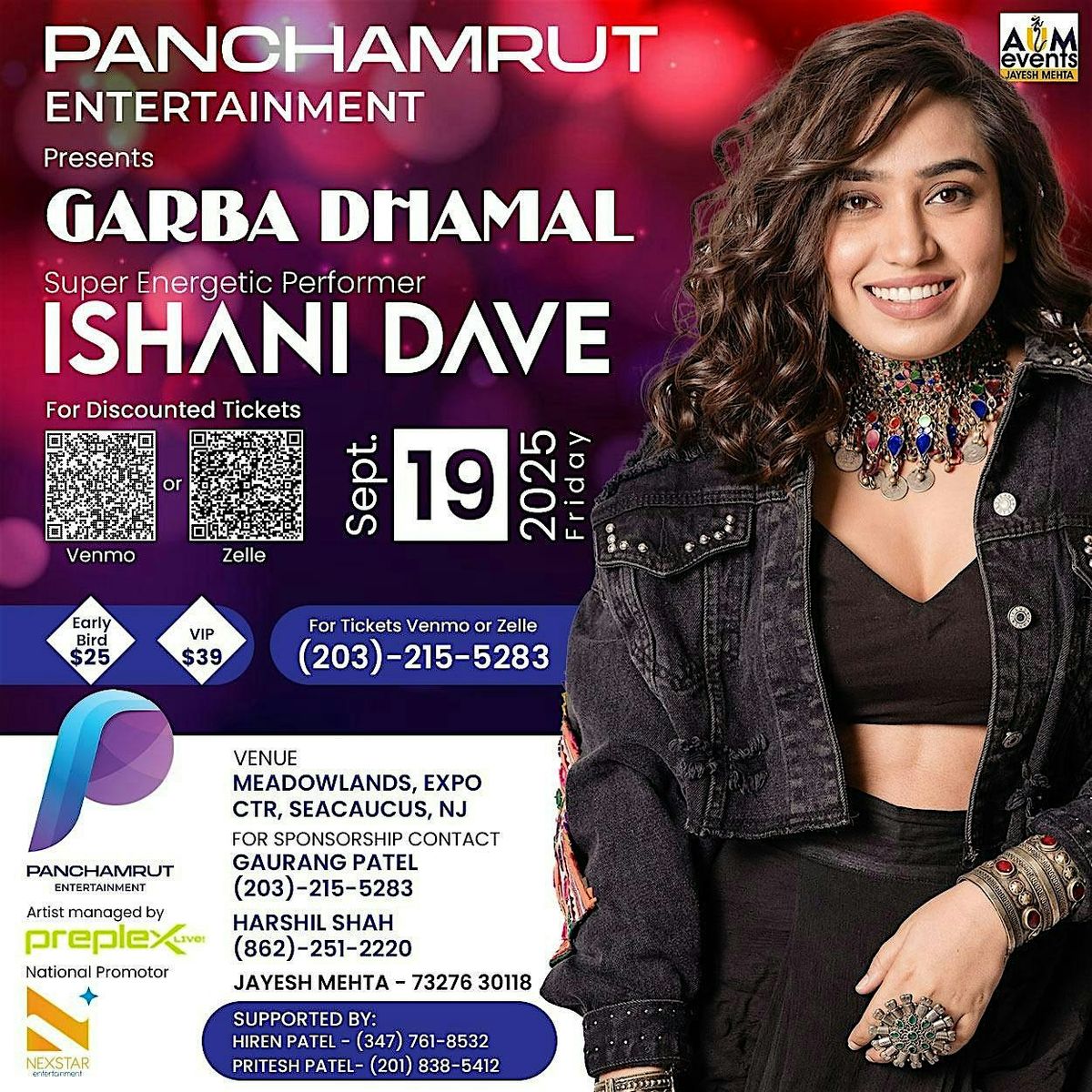 Ishani Dave na Garba, 19 September | Event in Secaucus | AllEvents
