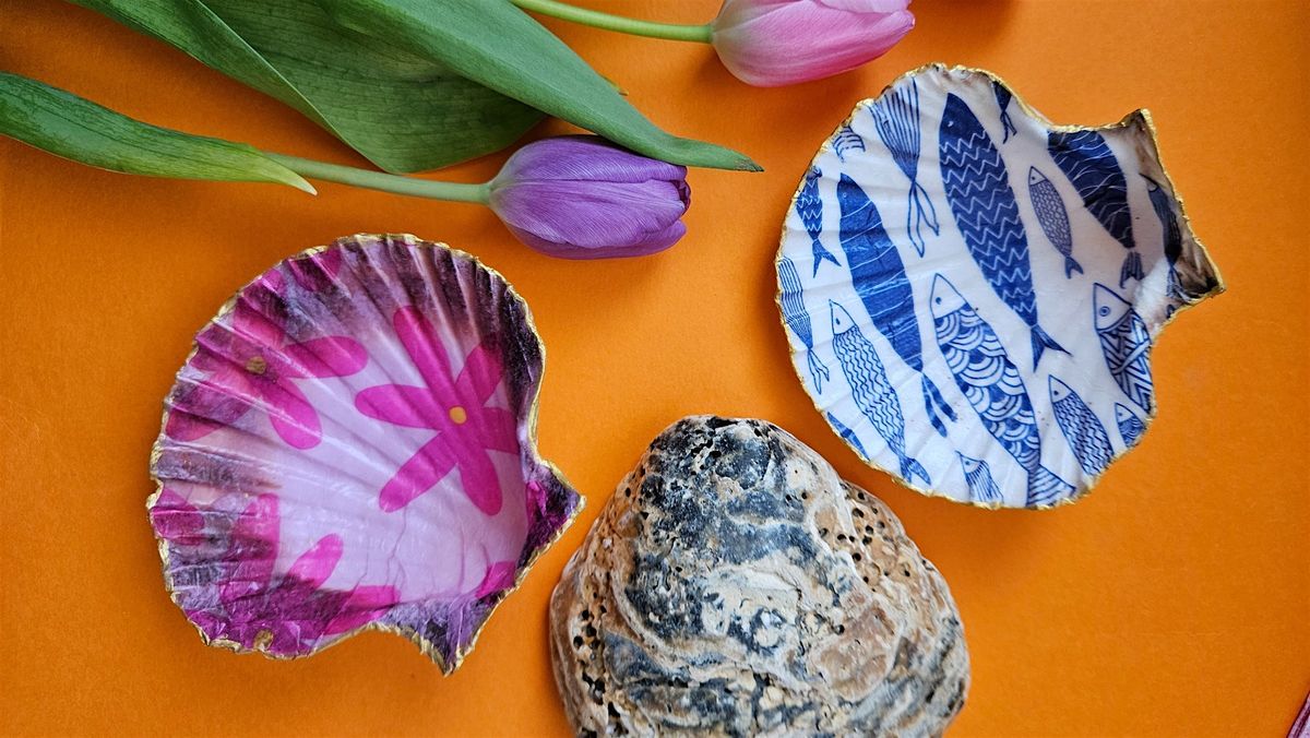Deco Shell Creative Workshop - Collage and Decoupage Trinket Dishes., 14 May | Event in Hastings | AllEvents