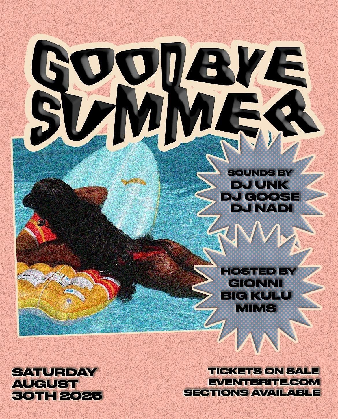 Goodbye Summer Pool Party, 30 August | AllEvents