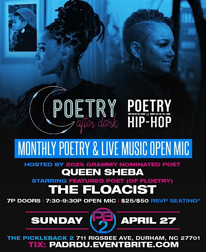 The Floacist (of Floetry) & Queen Sheba-Live @The Pickleback-2 Sun 4/27 7P! | Event in Durham | AllEvents