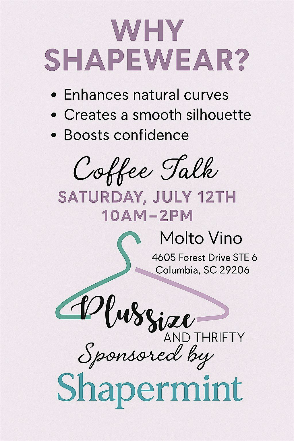 Why Shapewear?, 12 July | Event in Columbia | AllEvents