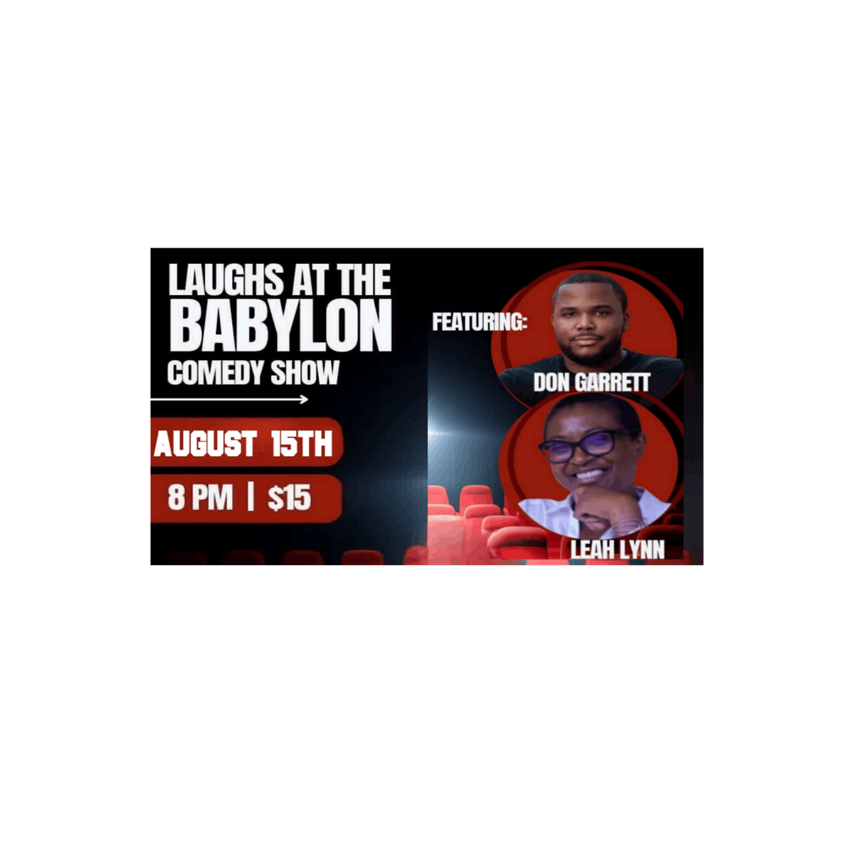 Laughs At Babylon, 15 August | Event in Columbia | AllEvents