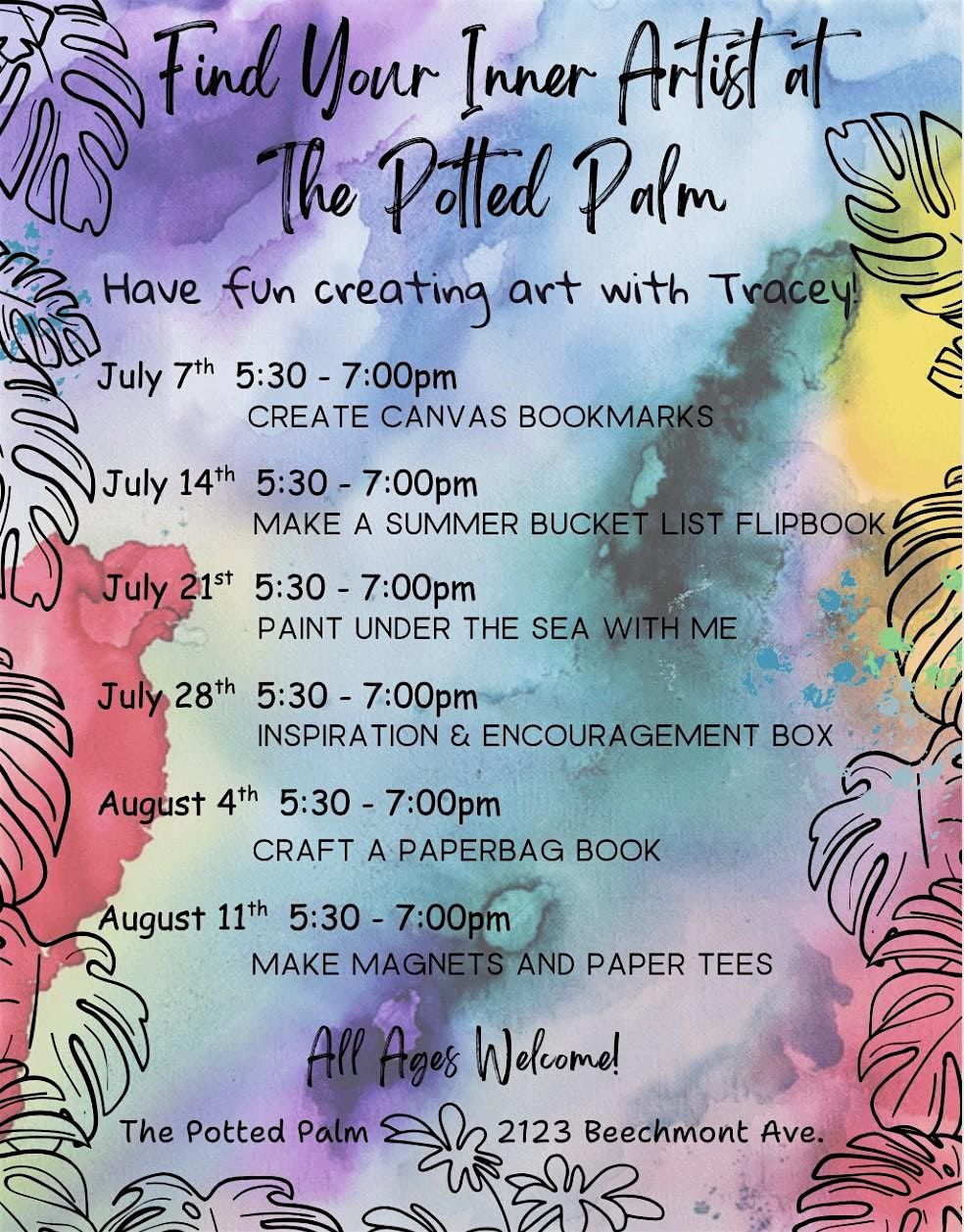 Find Your Inner Artist: Make Magnets And Paper Tees, 11 August | Event in Cincinnati | AllEvents