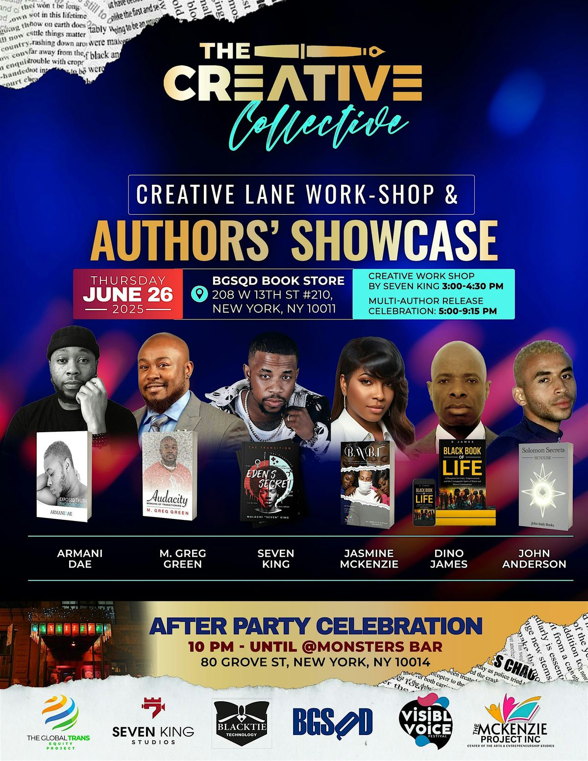 Visible Voices Fest: Author Showcase & Book Expo - (06/26/2025), 26 June | Event in New York | AllEvents