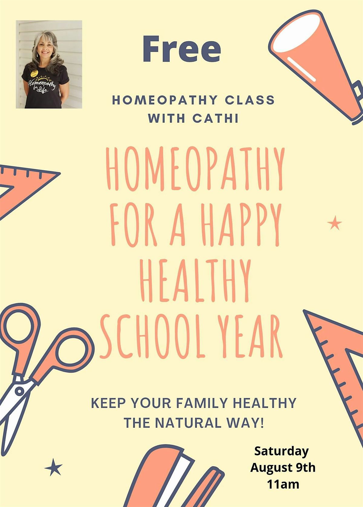 Homeopathy for a Happy Healthy School Year, 9 August | Event in Wesley Chapel | AllEvents