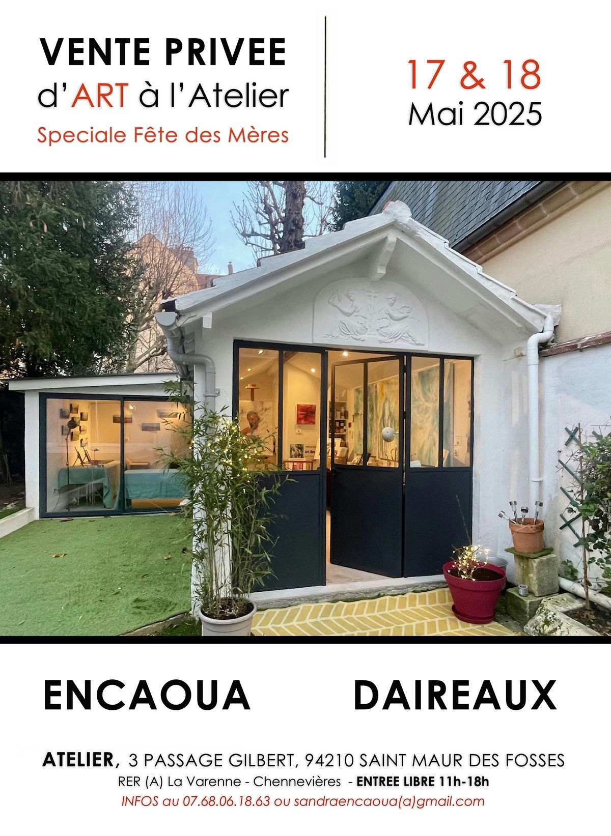 Vente Privée [ART] Sandra ENCAOUA  I  Stéphane DAIREAUX | Event in Saint-Maur-des-Fossés | AllEvents