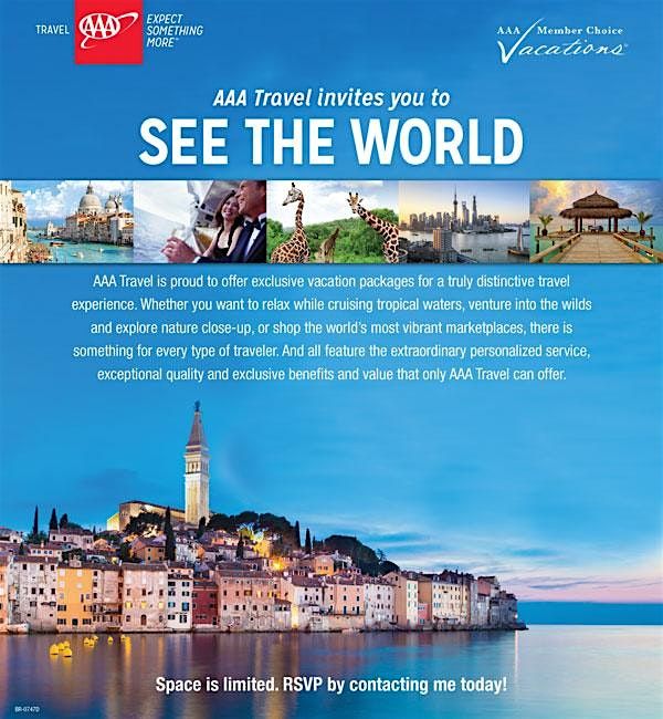 AAA Travel invites you to SEE THE WORLD | Event in Asheville | AllEvents