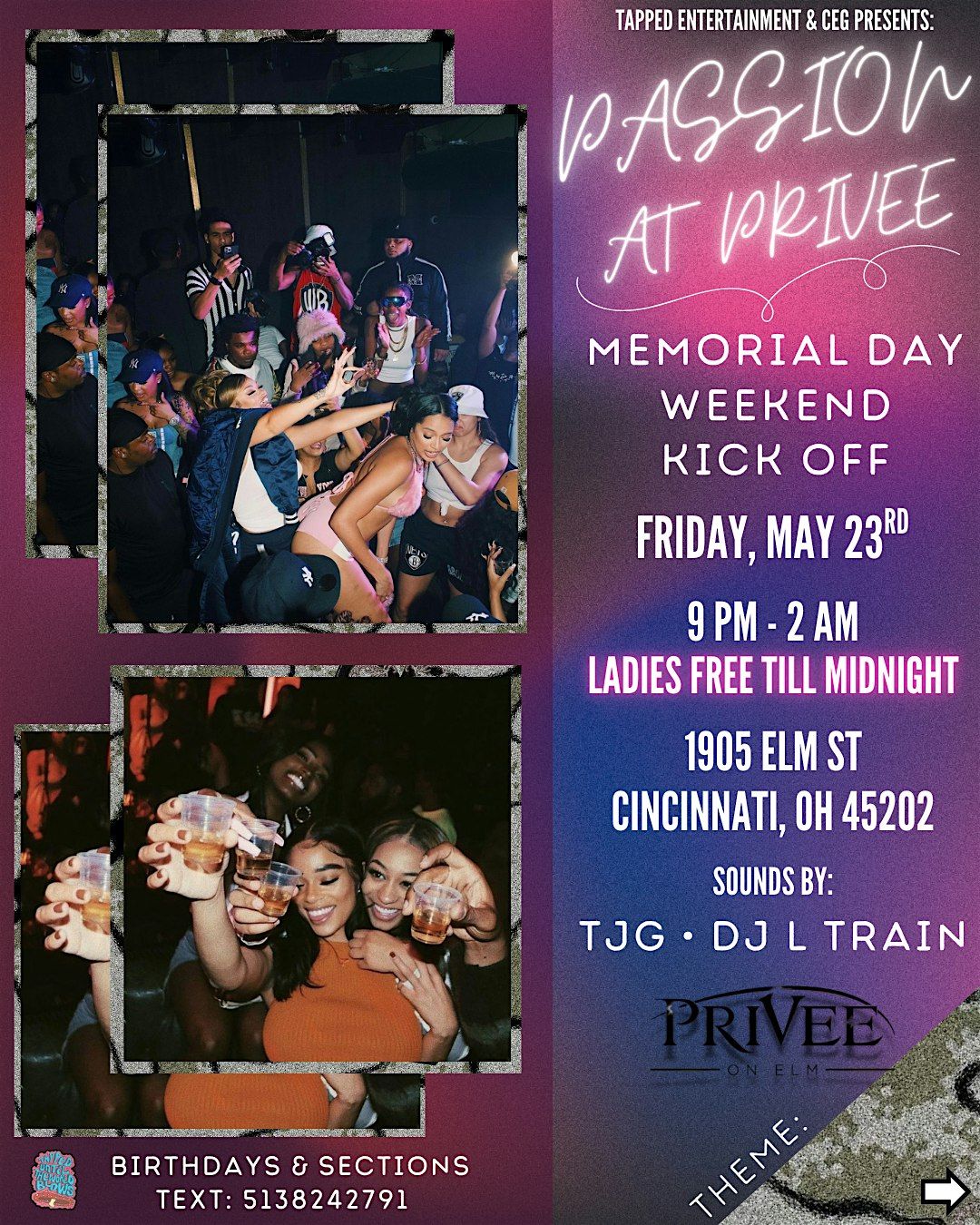 Passion At Privee, 23 May | Event in Cincinnati | AllEvents